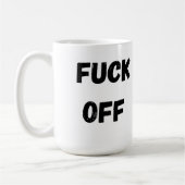 Koffie Mok, Grappige Mok, Offensive Coffee Mok (Links)