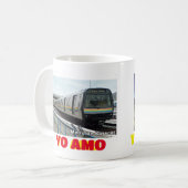 Koffie mok Ik hou van Venezuela, aanpasbaar (Voorkant links)