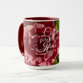 Koffie-Mok - koffie en Jezus Mok (Voorkant links)