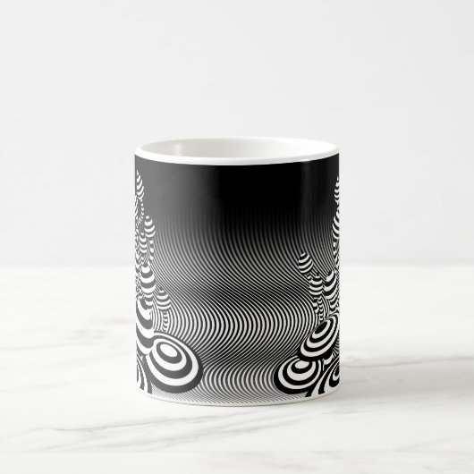 Koffie Mok Magic Mushrooms geometrisch ontwerp (Center)