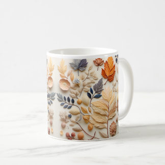 Koffie Mok met 3D Herfst Sublimatie Design