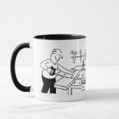 Koffie-Mok met carpenter-illustratie Mok (Links)
