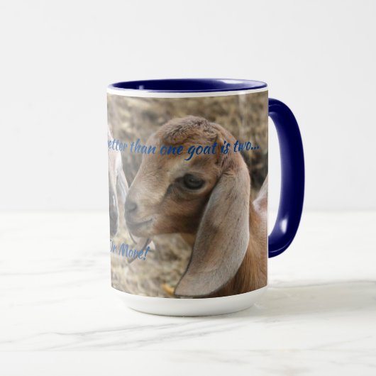 Koffie-Mok met geitenkind Mok (Voorkant rechts)