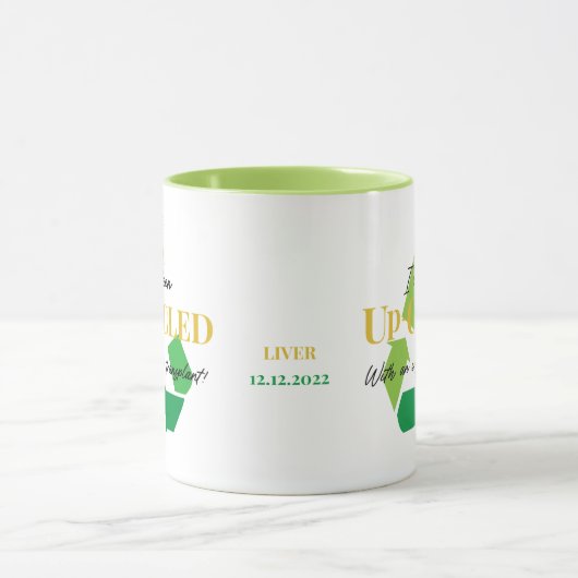  koffie-Mok met geüploade transplantatie Mok (Midden)