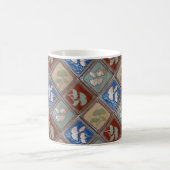 Koffie Mok met Gingko leaf Design (Center)
