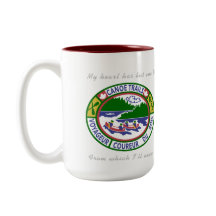 Koffie Mok met Kano Trails Training Patches