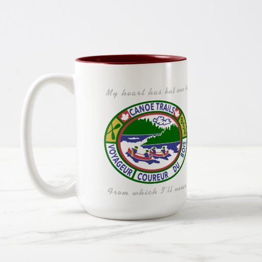 Koffie Mok met Kano Trails Training Patches (Links)