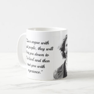 Koffie Mok met Mark Twain Quote