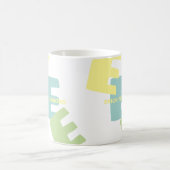 Koffie Mok met Naam & Over-sized Initialen (Center)