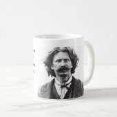 Koffie mok met quote van Mark Twain (Voorkant rechts)