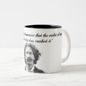 Koffie Mok met quote van Mark Twain (Voorkant rechts)