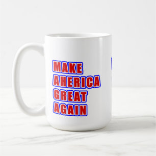 Koffie mok met Trumps "VECHTGEVECHT" afbeelding!