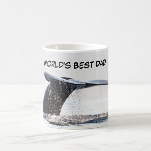 Koffie mok met walvis fluke