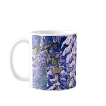 Koffie Mok met Wisteria Blossom Design
