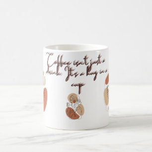koffie-Mok Minimalistische typografie moderne es Koffiemok