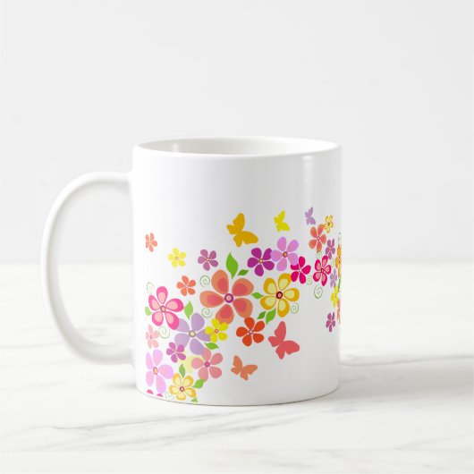 Koffie-Mok-SummerFloral Koffiemok (Links)