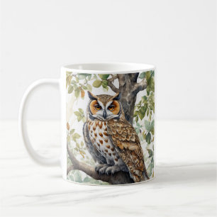 Koffie Mok Uil Ontwerp