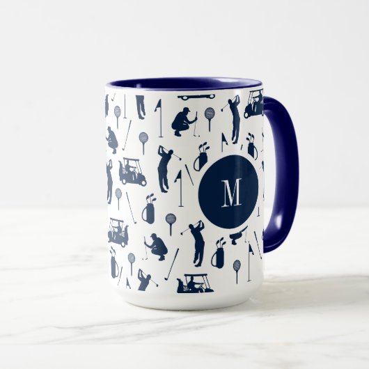 Koffie mok voor een golfer (Voorkant rechts)