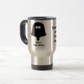 Koffie-mok voor het observeren van radar reisbeker (Voorkant links)