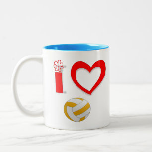 Koffie-mok voor sportliefhebbers tweekleurige koffiemok