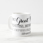 Koffie-Mok voor waardering vrijwilliger Dank u wel Koffiemok (Voorkant links)