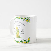 Koffie Mok wanneer het leven je citroenen geeft (Voorkant links)