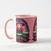 Koffie Mok "Witch's Brew voor Tiny Goblins!" (Links)