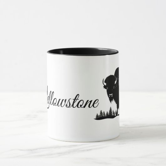 Koffie Mok-Yellowstone Buffel Mok (Midden)