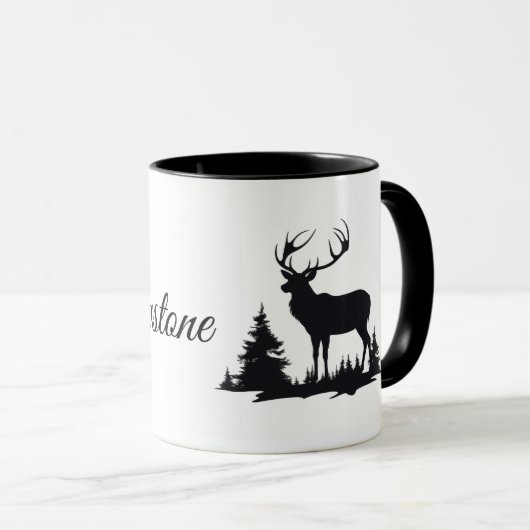 Koffie Mok-Yellowstone Elk Mok (Voorkant rechts)