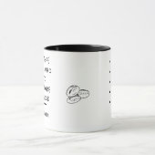 koffie - mok zwart - wit tekstverlenging (Midden)