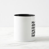 Koffie = Mood Booster Mok – Funny Coffee Lover (Midden)