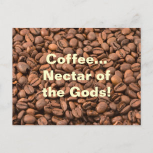 Koffie Nectar van de Goden! Briefkaart