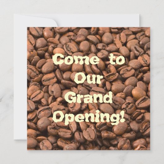 Koffie Nectar van de Goden! Kaart (Voorkant)