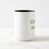 Koffie Ninja. Mok (Midden)