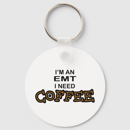 Koffie nodig - EMT Sleutelhanger (Voorkant)