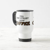 Koffie nodig - Haarlijst Reisbeker (Voorkant links)