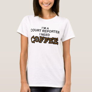 Koffie nodig - rechter verslaggever t-shirt