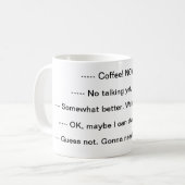 Koffie. NU! Koffiemok (Voorkant links)