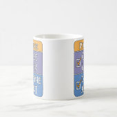 Koffie of cafeïne koffiemok (Center)