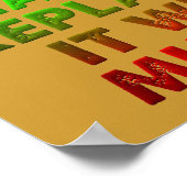 Koffie of moord Funny Poster Sign (Hoek)