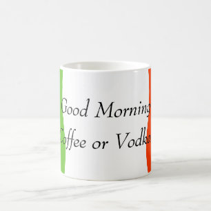 Koffie of Vodka Koffiemok