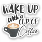 koffie-offerte sticker (Voorkant)