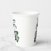 Koffie om papieren bekers te gaan - 8 oz aangepast (Rechts)