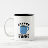 Koffie omdat moord een verkeerde Mok is (Links)