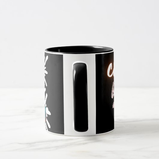 Koffie omdat overlijden moeilijk is mok (Handvat)