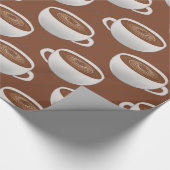 Koffie op koffie cadeaupapier (Hoek)