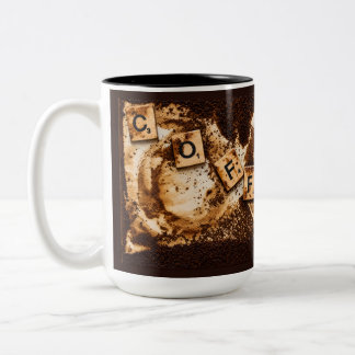 Koffie op Koffie Tweekleurige Koffiemok