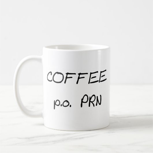 Koffie p.o. PRN Koffiemok (Links)