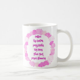 Koffie, papierbloemen koffiemok