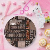 Koffie Papieren Bordje (Feest)